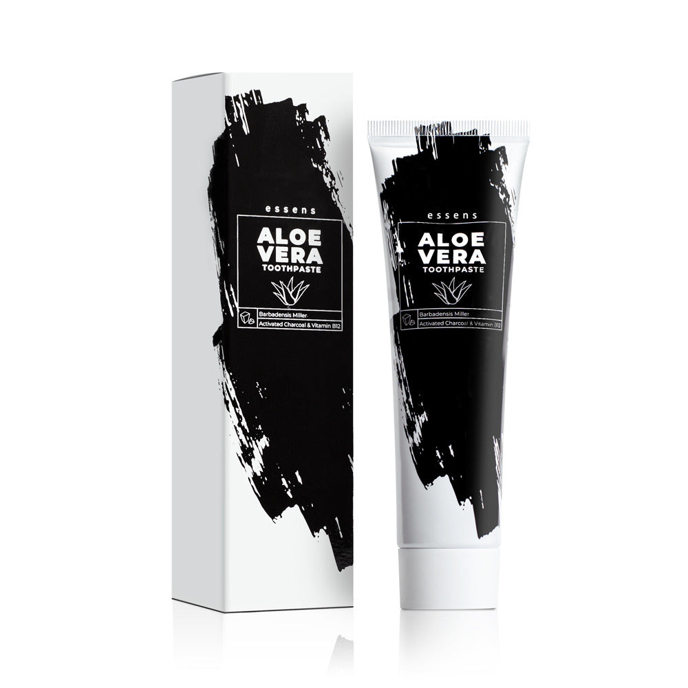 Aloe Vera Toothpaste with activated Charcoal and Vitamin B12