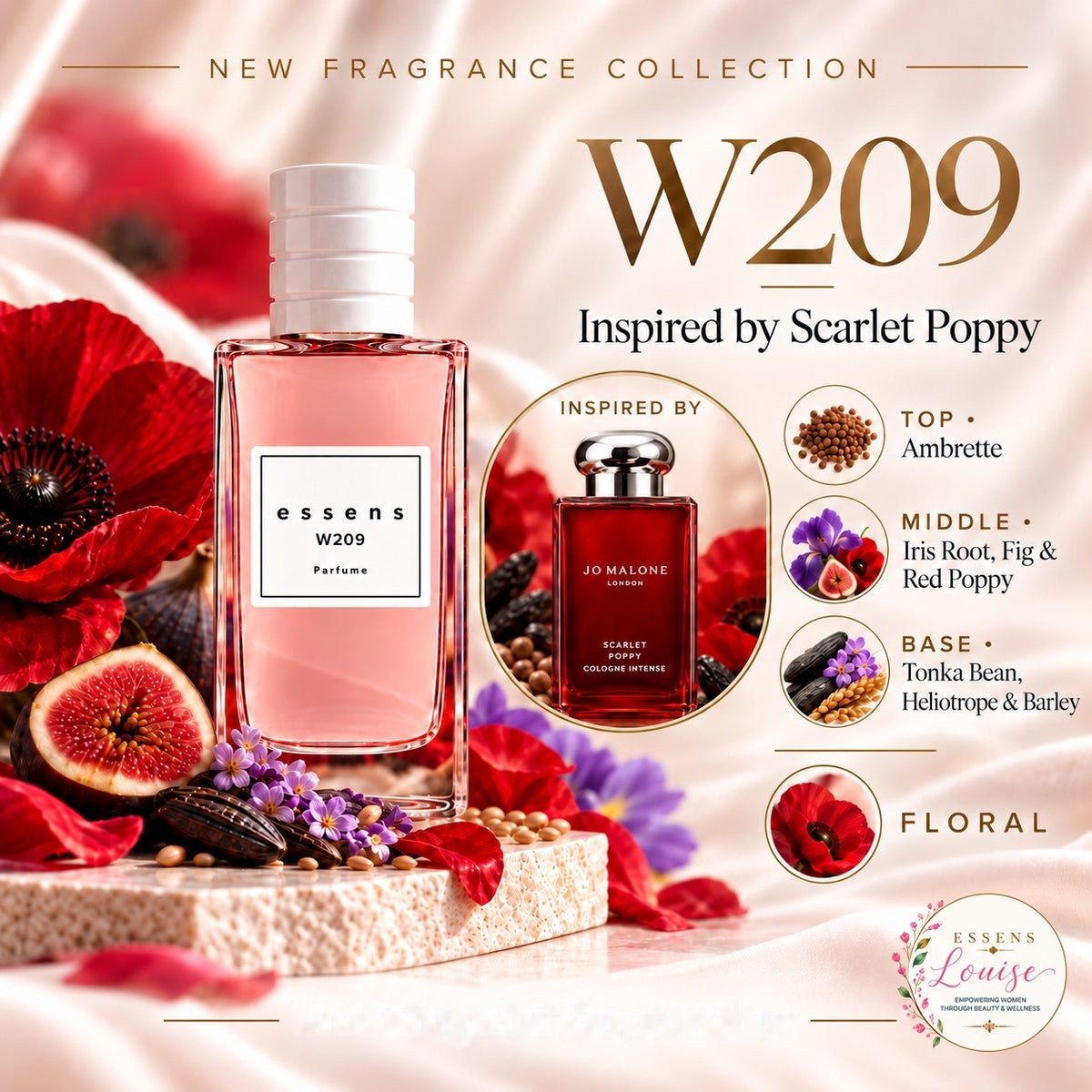 W209 - Inspired by Scarlet Poppy