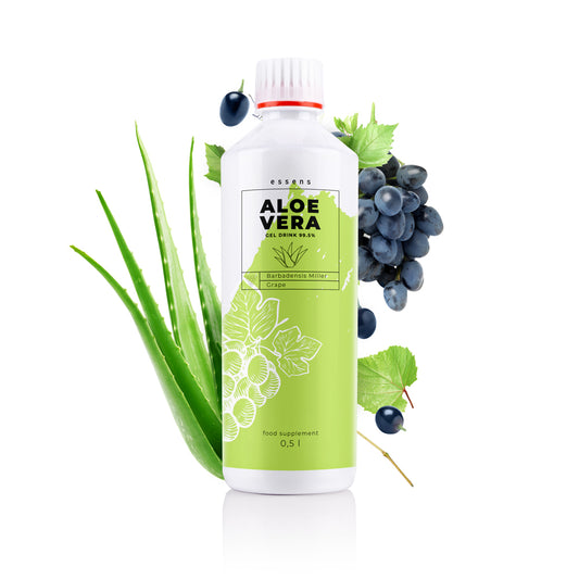 Aloe Vera 99.5% gel drink - Grape - food supplement