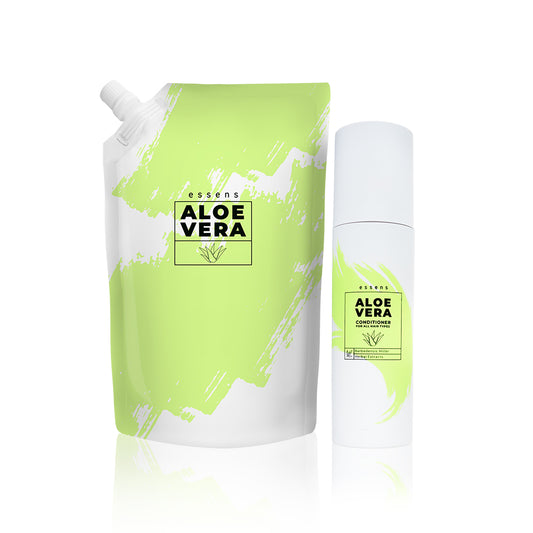 Aloe Vera Set - Conditioner for all hair types + Refill (200 ml + 500 ml)